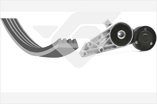 Hutchinson KHV 113 - V-Ribbed Belt Set car-mod.net