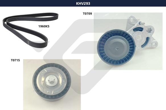 Hutchinson KHV 293 - V-Ribbed Belt Set car-mod.net