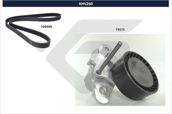 Hutchinson KHV 260 - V-Ribbed Belt Set car-mod.net