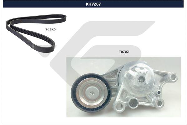 Hutchinson KHV 267 - V-Ribbed Belt Set car-mod.net