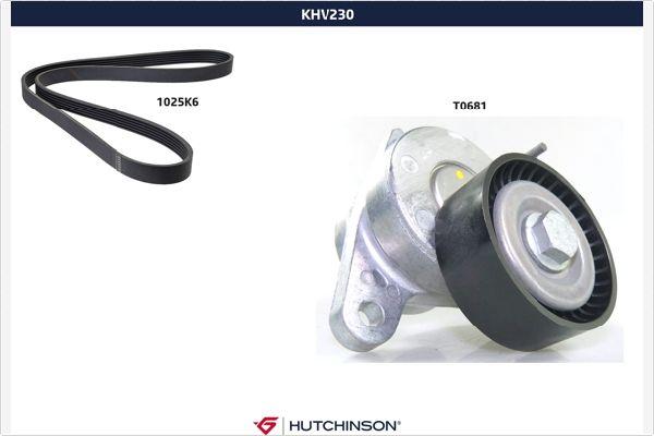 Hutchinson KHV 230 - V-Ribbed Belt Set car-mod.net