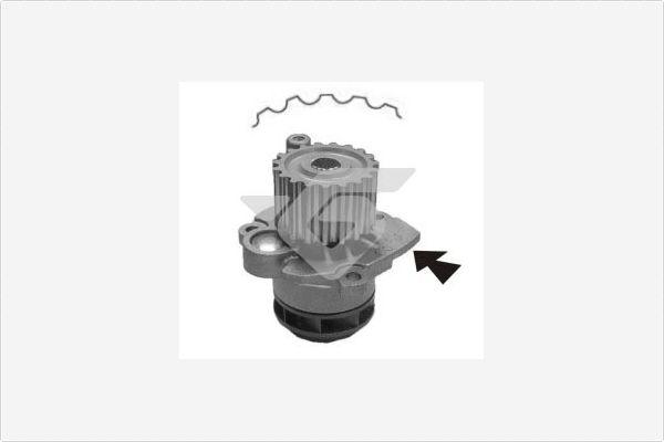 Hutchinson WP0057V - Water Pump car-mod.net