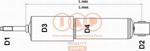 IAP QUALITY PARTS 504-21024 - Shock Absorber car-mod.net