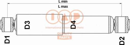 IAP QUALITY PARTS 504-13041 - Shock Absorber car-mod.net