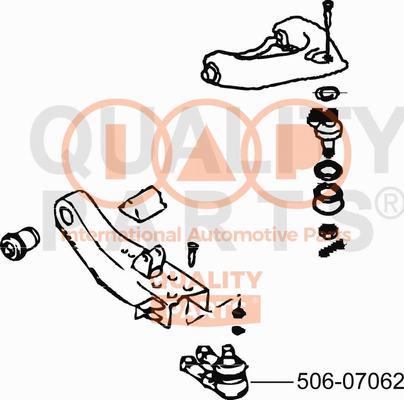 IAP QUALITY PARTS 506-07062 - Ball Joint car-mod.net
