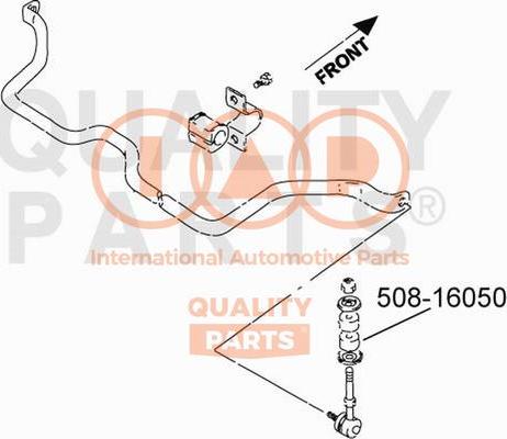 IAP QUALITY PARTS 508-16050 - Bearing Bush, stabiliser car-mod.net