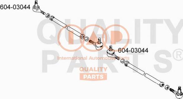 IAP QUALITY PARTS 604-03044 - Tie Rod End car-mod.net