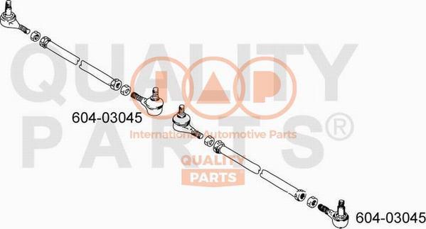 IAP QUALITY PARTS 604-03045 - Tie Rod End car-mod.net