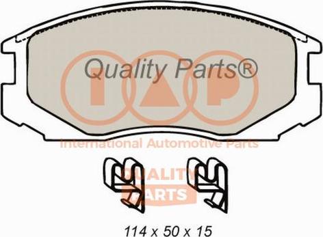 IAP QUALITY PARTS 704-03097 - Brake Pad Set, disc brake car-mod.net