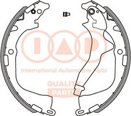 IAP QUALITY PARTS 705-50010 - Drum Brake Shoe Set car-mod.net