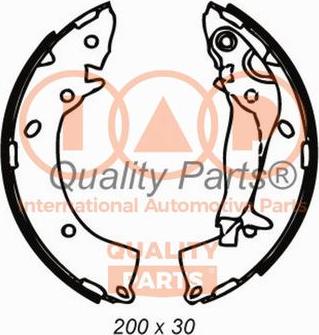 IAP QUALITY PARTS 705-07046 - Drum Brake Shoe Set car-mod.net