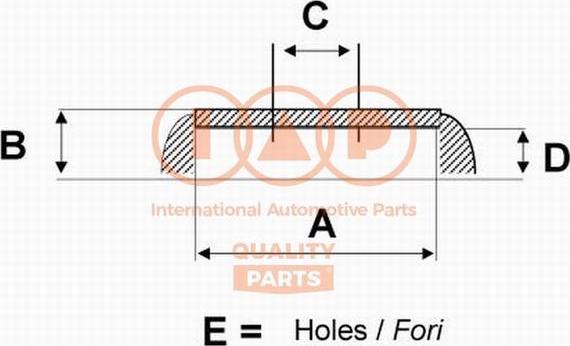 IAP QUALITY PARTS 710-03040 - Brake Drum car-mod.net