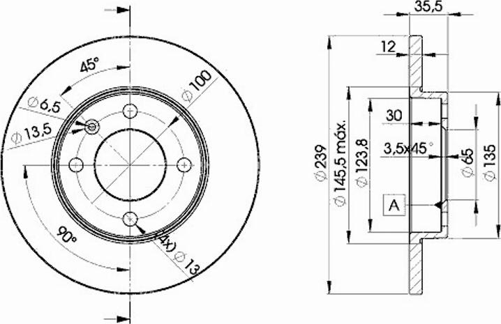 Icer 78BD3300 - Brake Disc car-mod.net