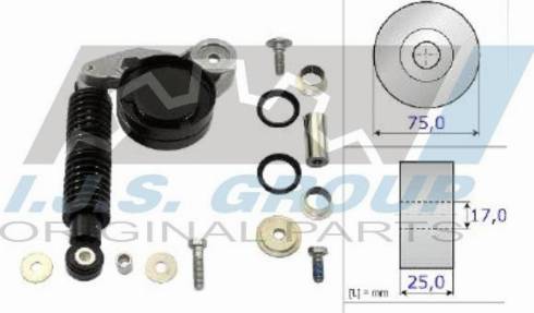 IJS GROUP 93-1429 - Repair Kit, v-ribbed belt tensioner car-mod.net