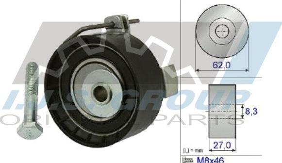 IJS GROUP 93-1172 - Tensioner Pulley, timing belt car-mod.net