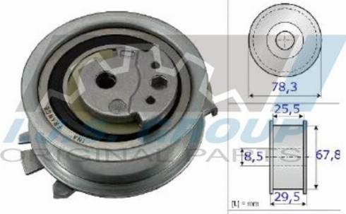 IJS GROUP 93-1841 - Tensioner Pulley, timing belt car-mod.net
