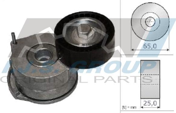 IJS GROUP 93-2414 - Belt Tensioner, v-ribbed belt car-mod.net