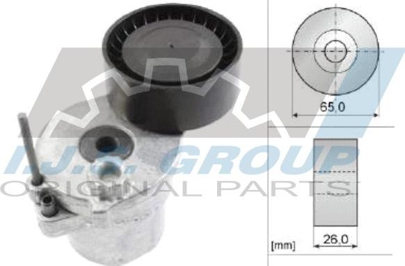 IJS GROUP 93-2485 - Belt Tensioner, v-ribbed belt car-mod.net