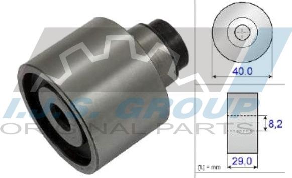 IJS GROUP 93-2126 - Deflection / Guide Pulley, timing belt car-mod.net