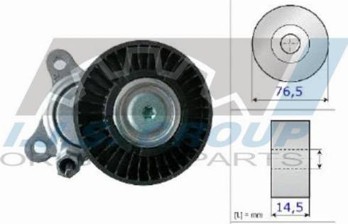 IJS GROUP 93-2349 - Belt Tensioner, v-ribbed belt car-mod.net