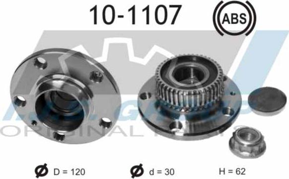 IJS GROUP 10-1107 - Bearing Kit, wheel hub car-mod.net
