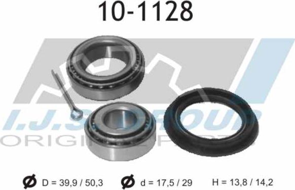 IJS GROUP 10-1128 - Bearing Kit, wheel hub car-mod.net