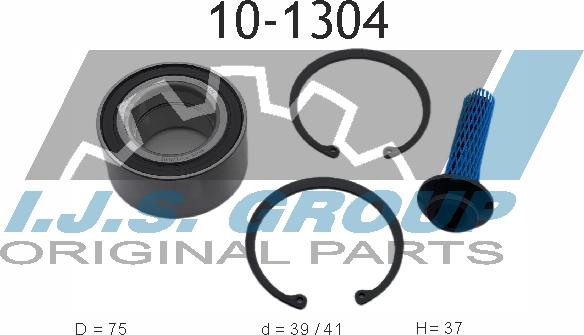 IJS GROUP 10-1304 - Bearing Kit, wheel hub car-mod.net