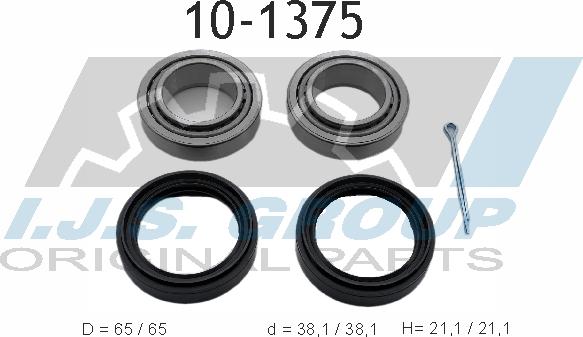 IJS GROUP 10-1375 - Bearing Kit, wheel hub car-mod.net