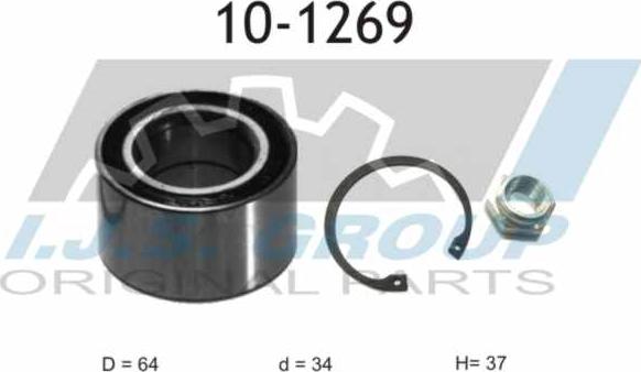 IJS GROUP 10-1269 - Bearing Kit, wheel hub car-mod.net