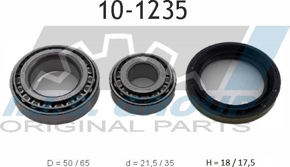 IJS GROUP 10-1235 - Bearing Kit, wheel hub car-mod.net