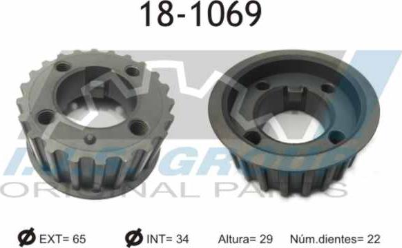 IJS GROUP 18-1069 - Crankshaft Gear car-mod.net