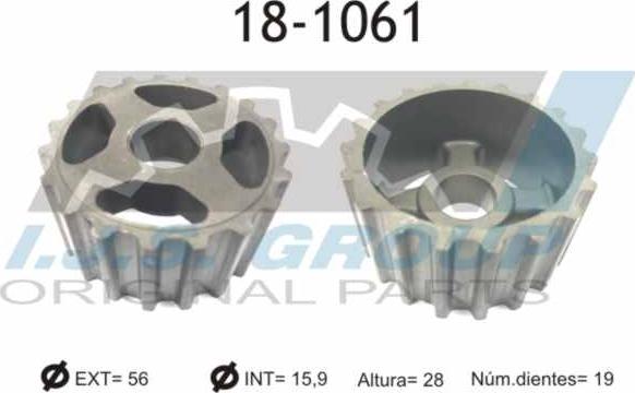 IJS GROUP 18-1061 - Deflection / Guide Pulley, timing belt car-mod.net