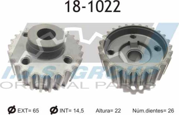 IJS GROUP 18-1022 - Crankshaft Gear car-mod.net