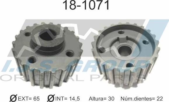 IJS GROUP 18-1071 - Crankshaft Gear car-mod.net