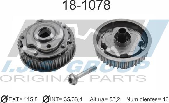 IJS GROUP 18-1078 - Gear, camshaft car-mod.net