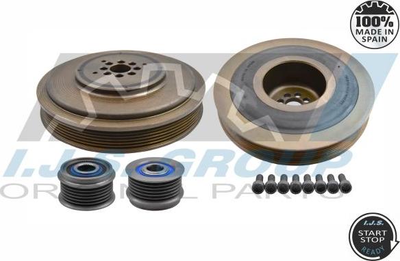 IJS GROUP 17-1098KSET - Belt Pulley, crankshaft car-mod.net