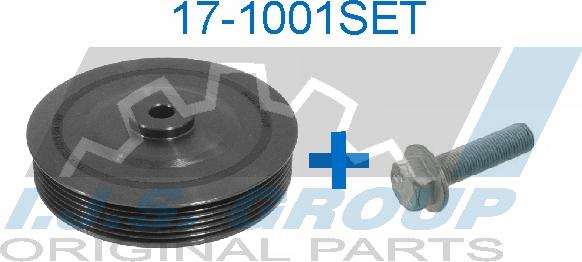 IJS GROUP 17-1001SET - Belt Pulley, crankshaft car-mod.net