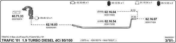Imasaf 566000261 - Exhaust System car-mod.net