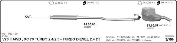 Imasaf 586000030 - Exhaust System car-mod.net