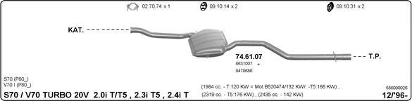Imasaf 586000026 - Exhaust System car-mod.net