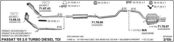 Imasaf 587000456 - Exhaust System car-mod.net