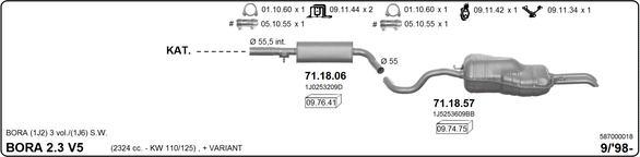 Imasaf 587000018 - Exhaust System car-mod.net