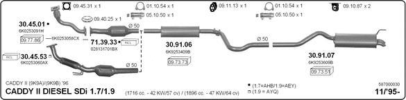 Imasaf 587000030 - Exhaust System car-mod.net