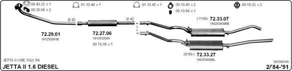 Imasaf 587000185 - Exhaust System car-mod.net