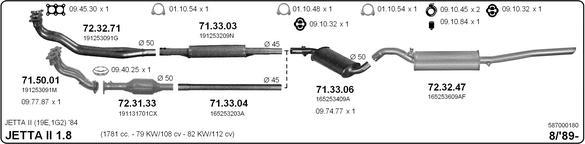 Imasaf 587000180 - Exhaust System car-mod.net