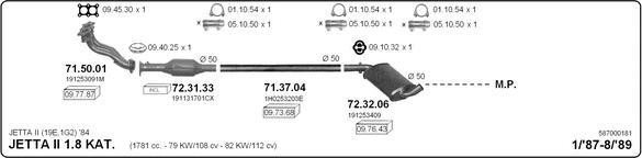 Imasaf 587000181 - Exhaust System car-mod.net