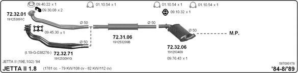 Imasaf 587000178 - Exhaust System car-mod.net