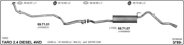 Imasaf 587000344 - Exhaust System car-mod.net