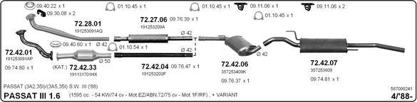 Imasaf 587000241 - Exhaust System car-mod.net