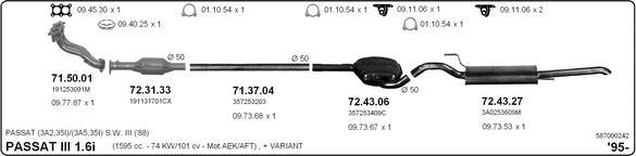 Imasaf 587000242 - Exhaust System car-mod.net